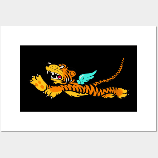 Flying Tigers Tiger Logo Posters and Art